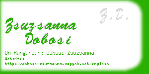 zsuzsanna dobosi business card